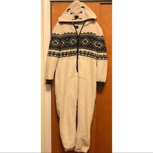 Polar Bear Adult Fleece Onesie